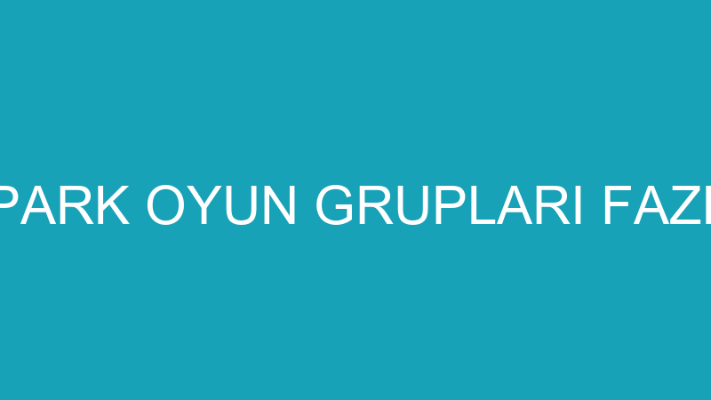 KARNAVAL PARK OYUN GRUPLARI FAZLI BOLUĞUR