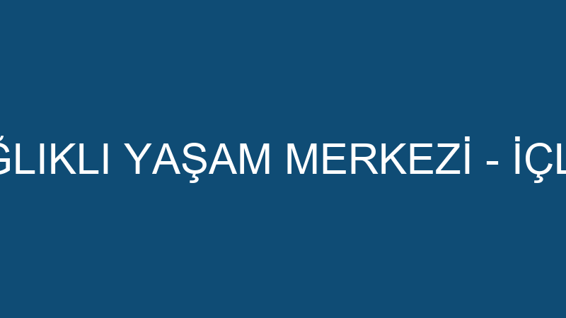 FİZYOMET SAĞLIKLI YAŞAM MERKEZİ - İÇLİ SAĞLIK HİZM