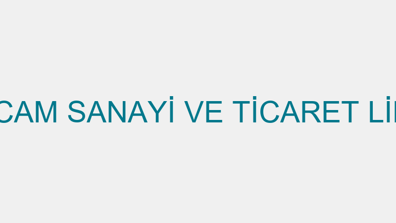 MAKRO AYNA CAM SANAYİ VE TİCARET LİMİTED ŞİRKETİ