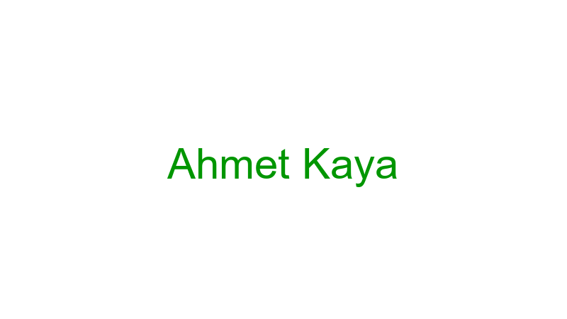 Ahmet Kaya