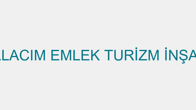 VİLLACIM - VİLLACIM EMLEK TURİZM İNŞAAT SAN. VE Tİ