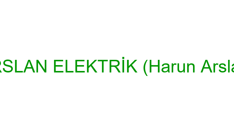 Arslan Elektri̇k (Harun Arslan) logosu