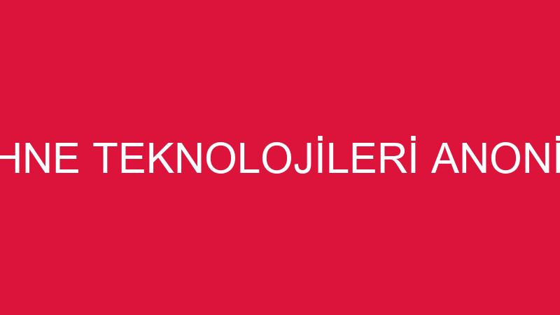 APEKS SAHNE TEKNOLOJİLERİ ANONİM ŞİRKETİ