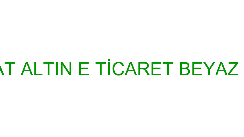 MURAT ALTIN E TİCARET BEYAZ EŞYA