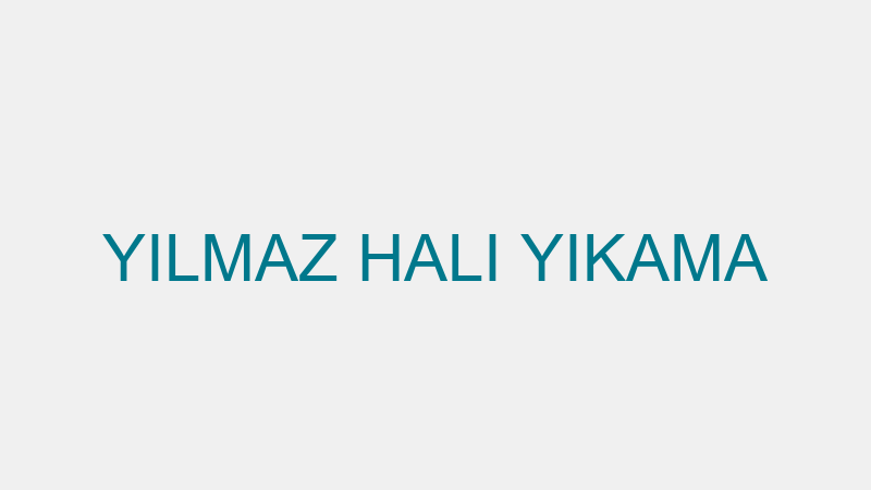 YILMAZ HALI YIKAMA