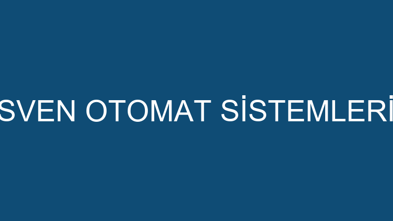 KAHVECİNİZ - ASVEN OTOMAT SİSTEMLERİ GIDA İNŞAAT V