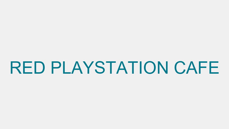 RED PLAYSTATION CAFE