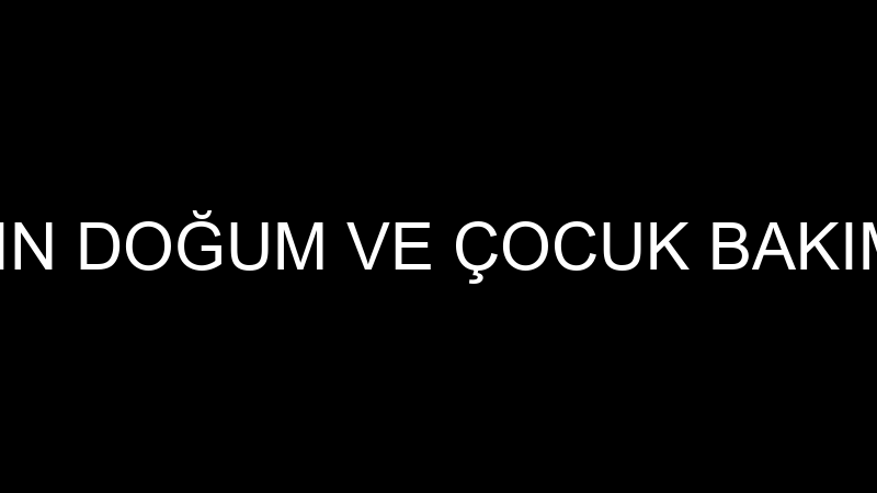 AYDIN DOĞUM VE ÇOCUK BAKIMEVİ