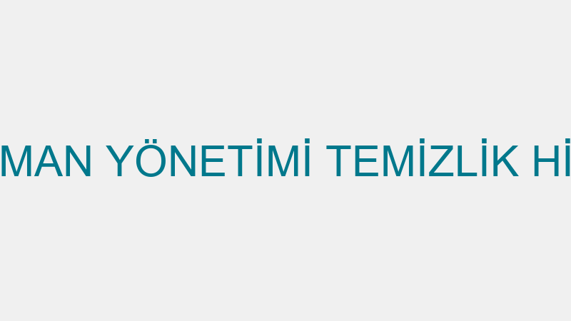 CAN TEMİZLİK - CAN APARTMAN YÖNETİMİ TEMİZLİK HİZMETLERİ SAN.TİC.LTD.ŞTİ.