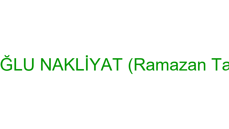 ARICIOĞLU NAKLİYAT (Ramazan Taşdemir)