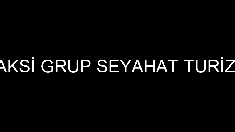 MAXI GEZİ - MAKSİ GRUP SEYAHAT TURİZM TİC.LTD.ŞTİ.