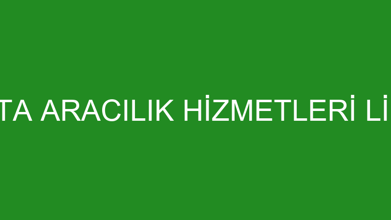 DELFİN SİGORTA ARACILIK HİZMETLERİ LİMİTED ŞİRKETİ