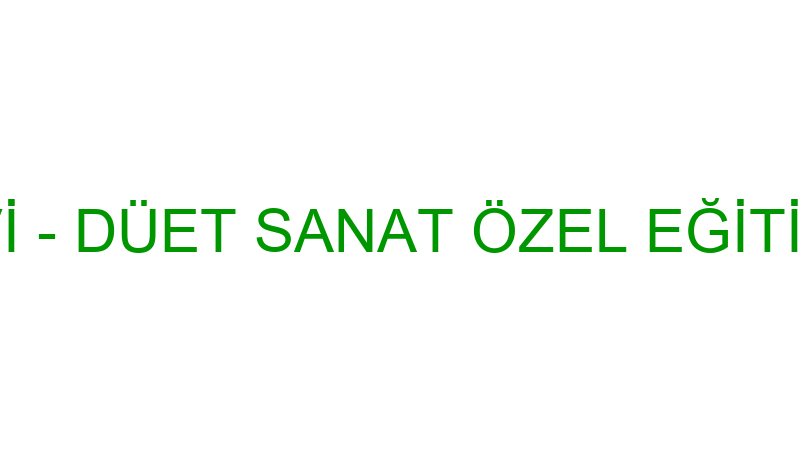 DÜET MÜZİK EVİ - DÜET SANAT ÖZEL EĞİTİM ÖĞRETİM MÜ