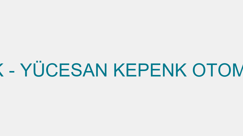 YÜCESAN KEPENK - YÜCESAN KEPENK OTOMASYON SİSTEMLE