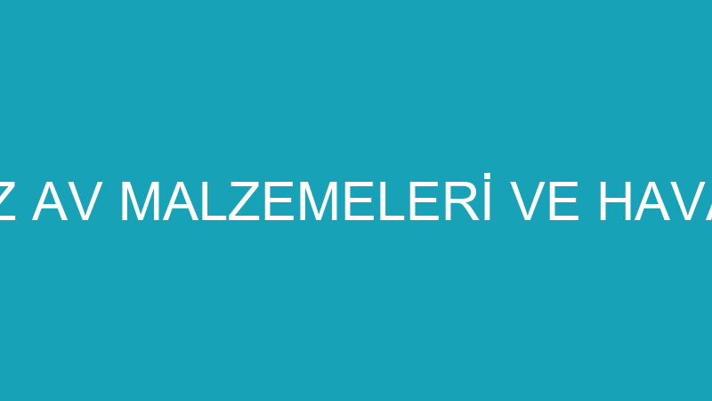 Y-S KARA DENİZ AV MALZEMELERİ VE HAVAİ FİŞEK PAZAR