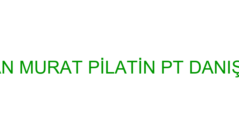 KAYAHAN MURAT PİLATİN PT DANIŞMANLIK - Green Turkey Öğrenci̇ Hi̇zmetleri̇ Ve Genel Ti̇caret L -  