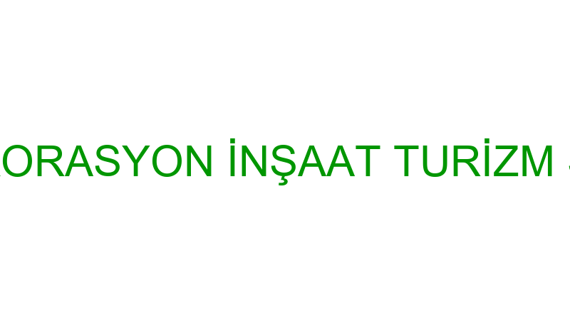 PİLON ALÇI DEKORASYON İNŞAAT TURİZM SANAYİ VE TİCA