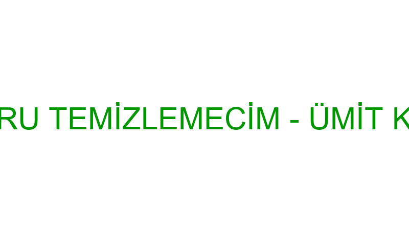 M.Y KURU TEMİZLEMECİM - ÜMİT KÖKTEN