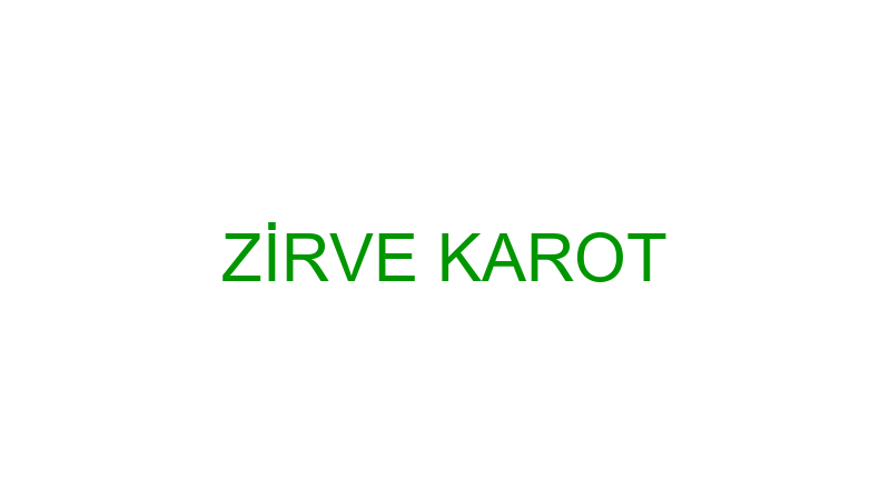 ZİRVE KAROT