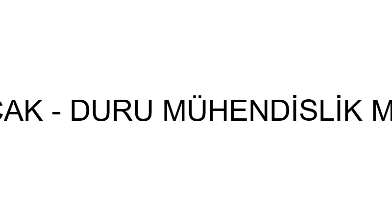 OTEL DURU BUCAK - DURU MÜHENDİSLİK MADENCİLİK İNŞA