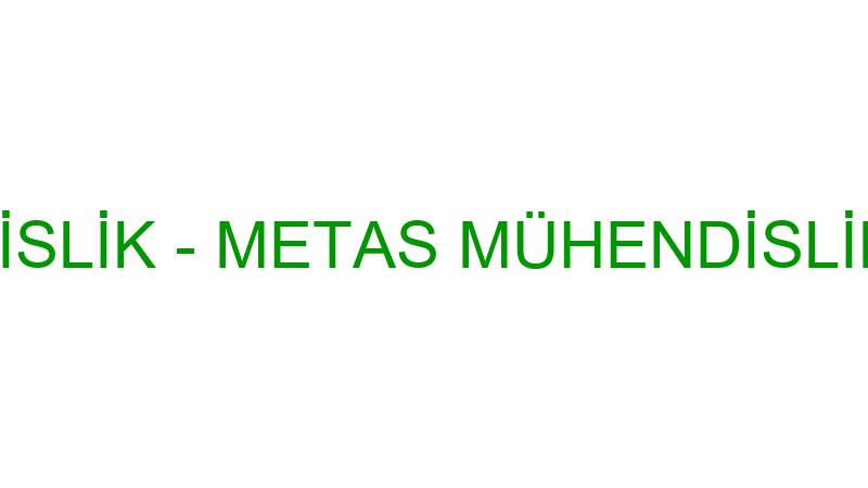 METAS MÜHENDİSLİK - METAS MÜHENDİSLİK SONDAJ İNŞAA