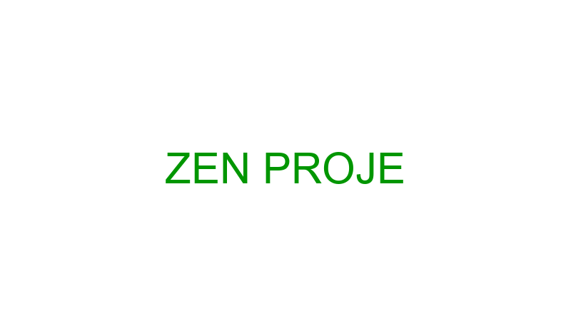 ZEN PROJE