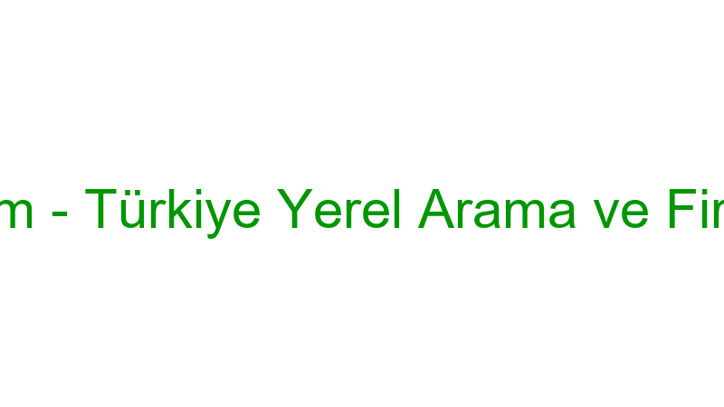Bulurum.com - Türkiye Yerel Arama ve Firma Rehberi