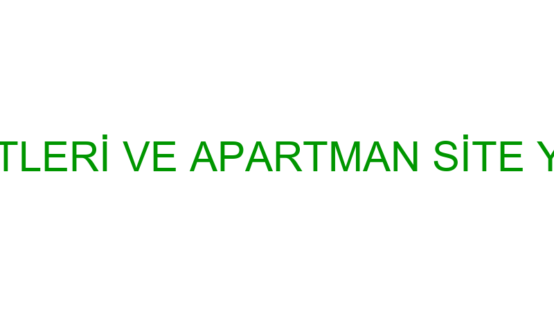 DERİN TEMİZLİK HİZMETLERİ VE APARTMAN SİTE YÖNETİMİ (Deniz Taşkan)