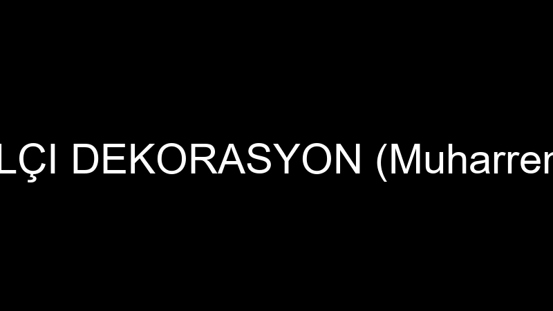 KRAL ALÇI DEKORASYON (Muharrem Alday)
