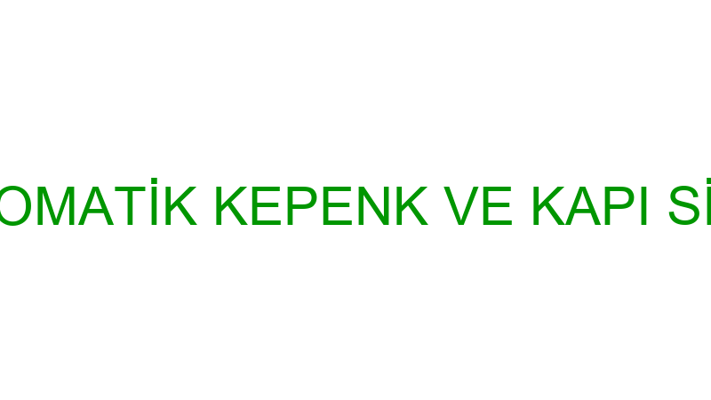 İTİMAT OTOMATİK KEPENK VE KAPI SİSTEMLERİ