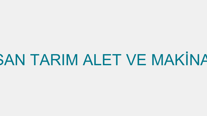 HOLSAN TARIM ALET VE MAKİNALARI