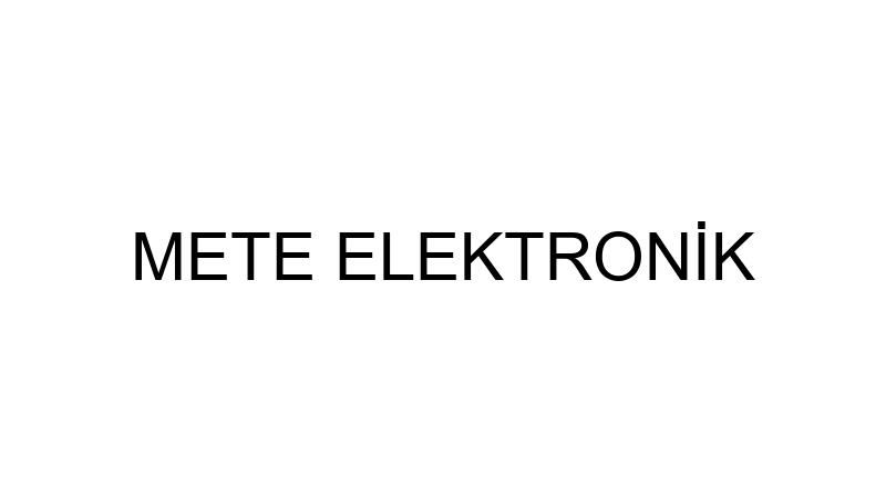 Mete Elektroni̇k logosu