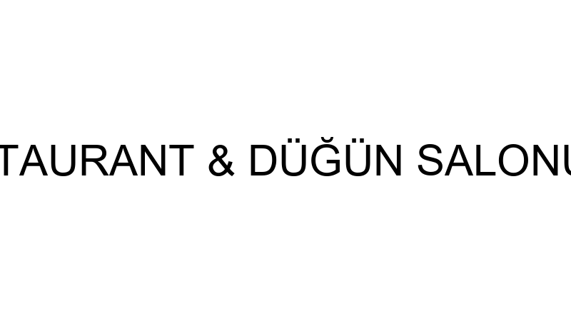 ÇAMLIDAĞ RESTAURANT & DÜĞÜN SALONU (Akın Toraman)