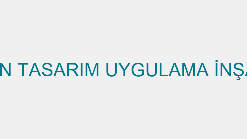 ODİN TASARIM UYGULAMA İNŞAAT