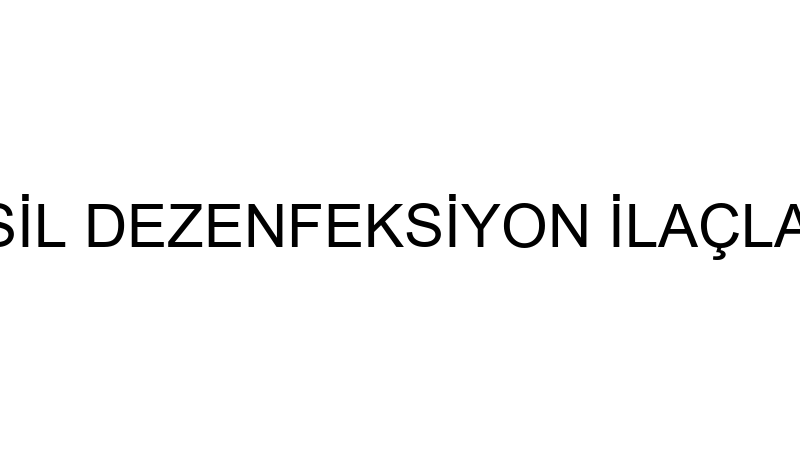 NESİL DEZENFEKSİYON İLAÇLAMA