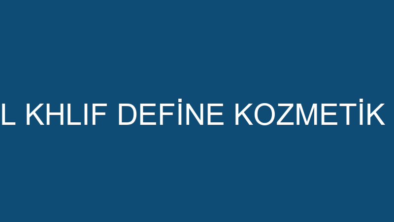 SALEH AL KHLIF DEFİNE KOZMETİK PARFÜM