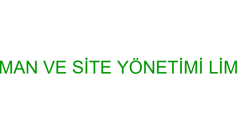 DAİMİ APARTMAN VE SİTE YÖNETİMİ LİMİTED ŞİRKETİ