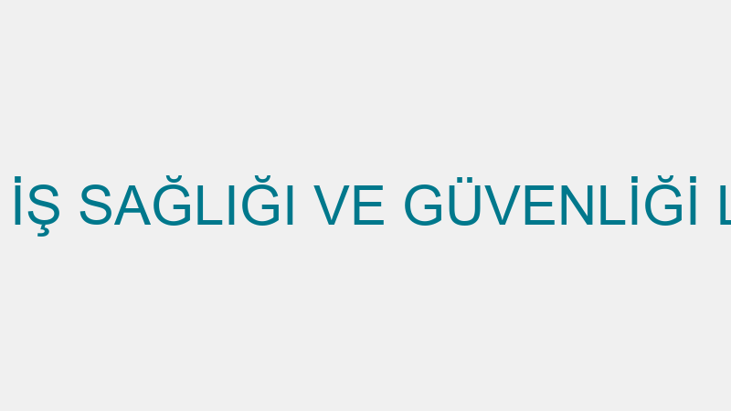 MERKÜR OSGB İŞ SAĞLIĞI VE GÜVENLİĞİ LİMİTED ŞİRKET