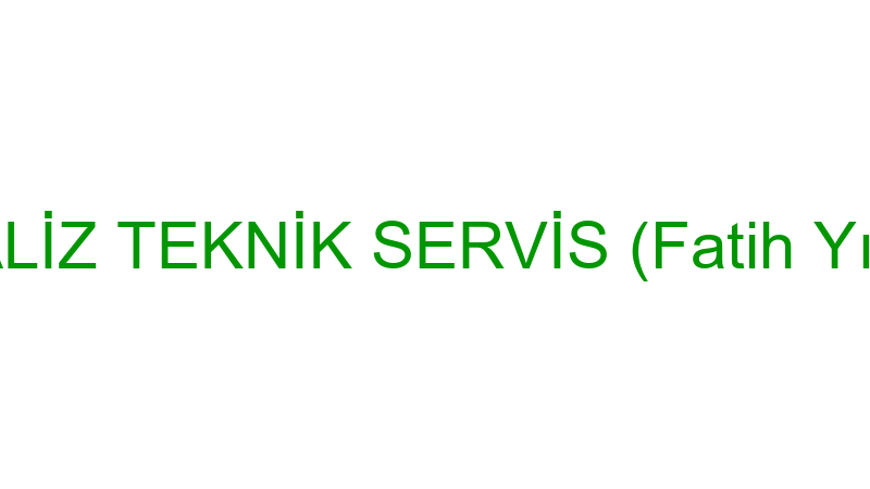 ANALİZ TEKNİK SERVİS (Fatih Yıldız)