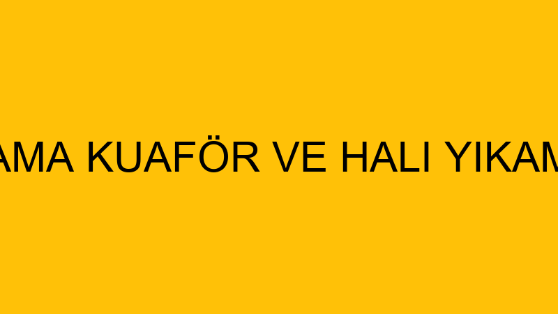 DOĞAN OTO YIKAMA KUAFÖR VE HALI YIKAMA SERTAÇ HAVA