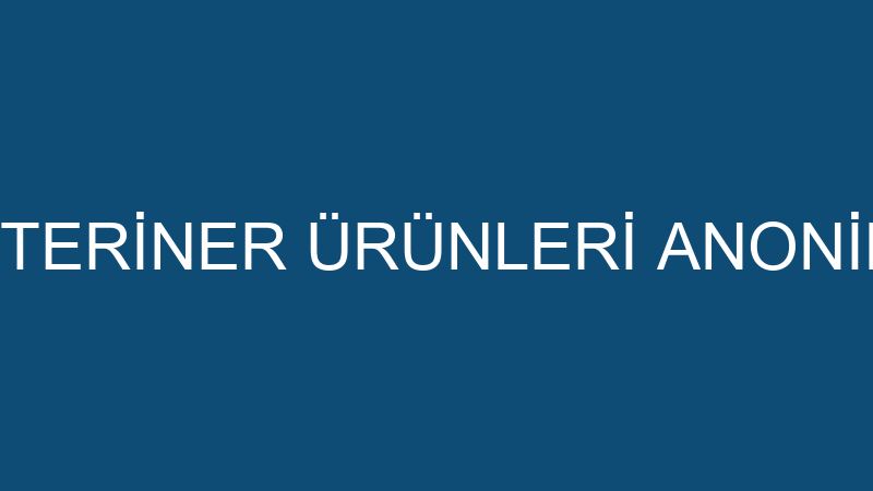 VETAP VETERİNER ÜRÜNLERİ ANONİM ŞİRKETİ