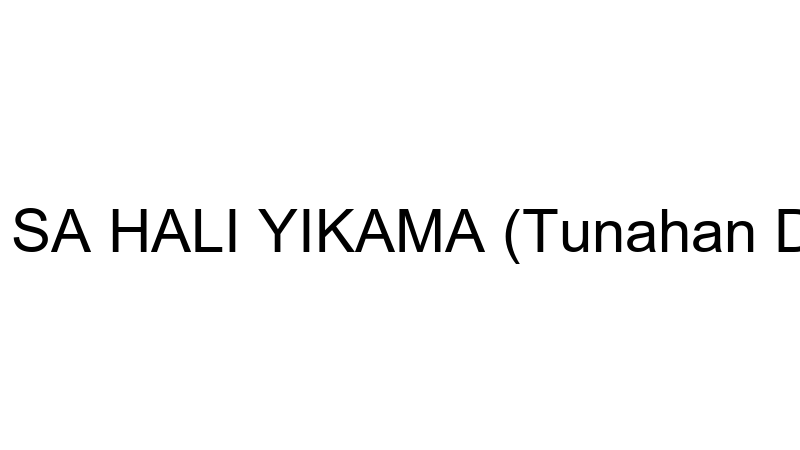 HAY & SA HALI YIKAMA (Tunahan Duman)
