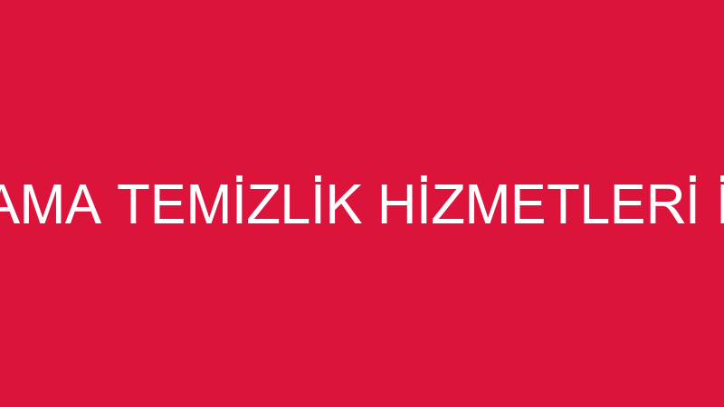 BADE HALI YIKAMA TEMİZLİK HİZMETLERİ İNŞAAT SANAYİ