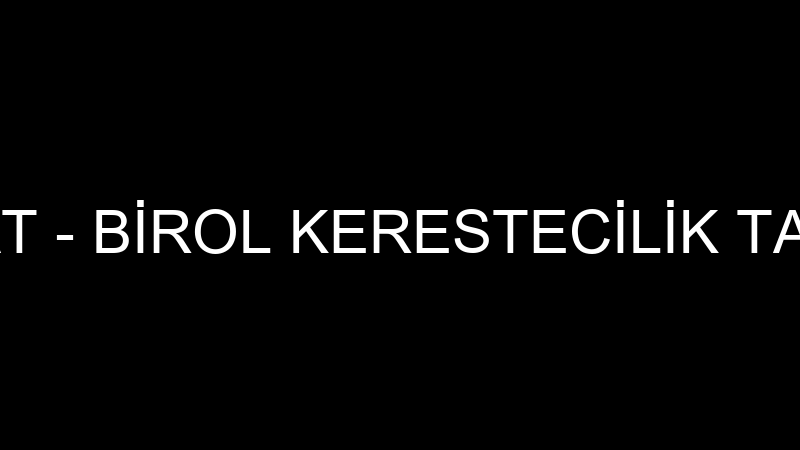 BİROL HAFRİYAT - BİROL KERESTECİLİK TAAHHÜT HAFRİY