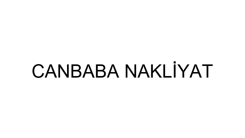 CANBABA NAKLİYAT