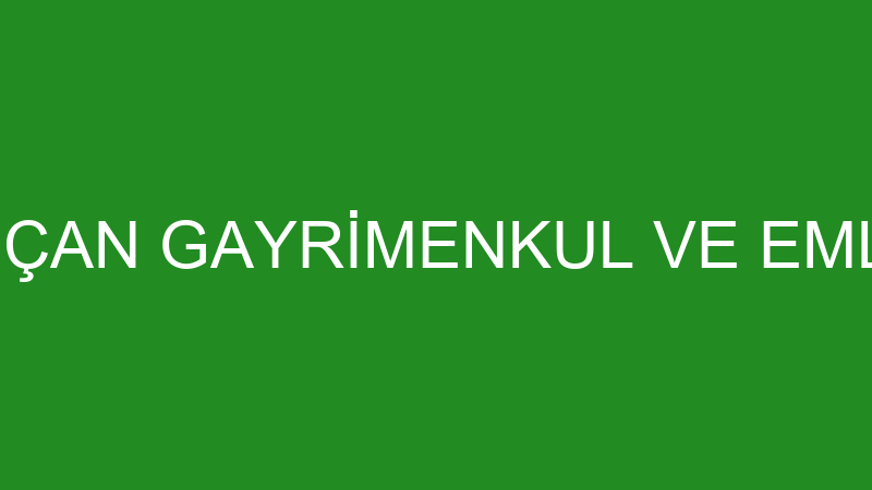 MUSTAFA UÇAN UÇAN GAYRİMENKUL VE EMLAK DANIŞMANLIĞ