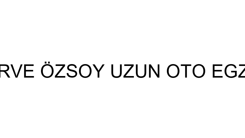 MERVE ÖZSOY UZUN OTO EGZOZ