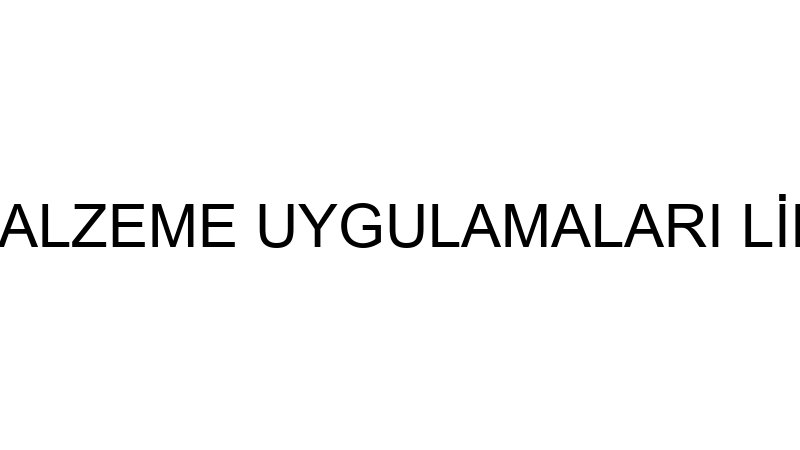 ÇEVRE YAPI MALZEME UYGULAMALARI LİMİTED ŞİRKETİ
