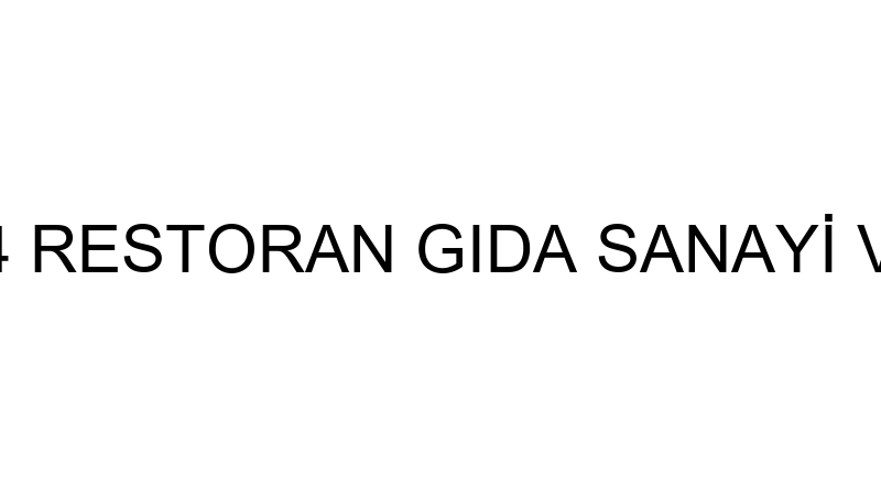 Kılıçkaya 1954 Restoran Gıda Sanayi̇ Ve Ti̇caret Li̇m logosu