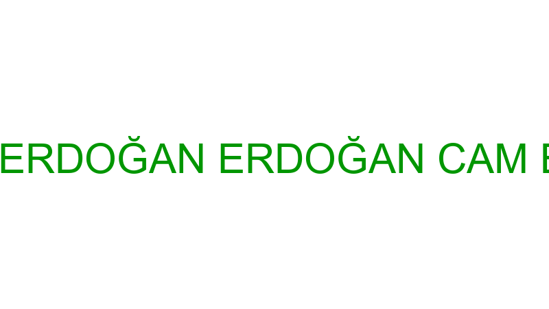 HAMZA ERDOĞAN ERDOĞAN CAM BALKON